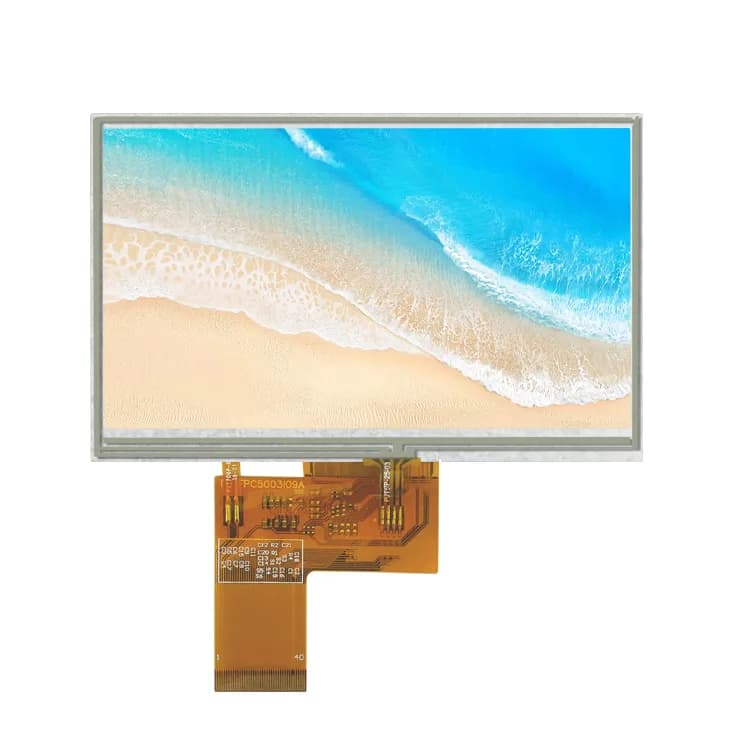 5" 800×480 TFT LCD, RGB (PJ5005I02-28H40P400)