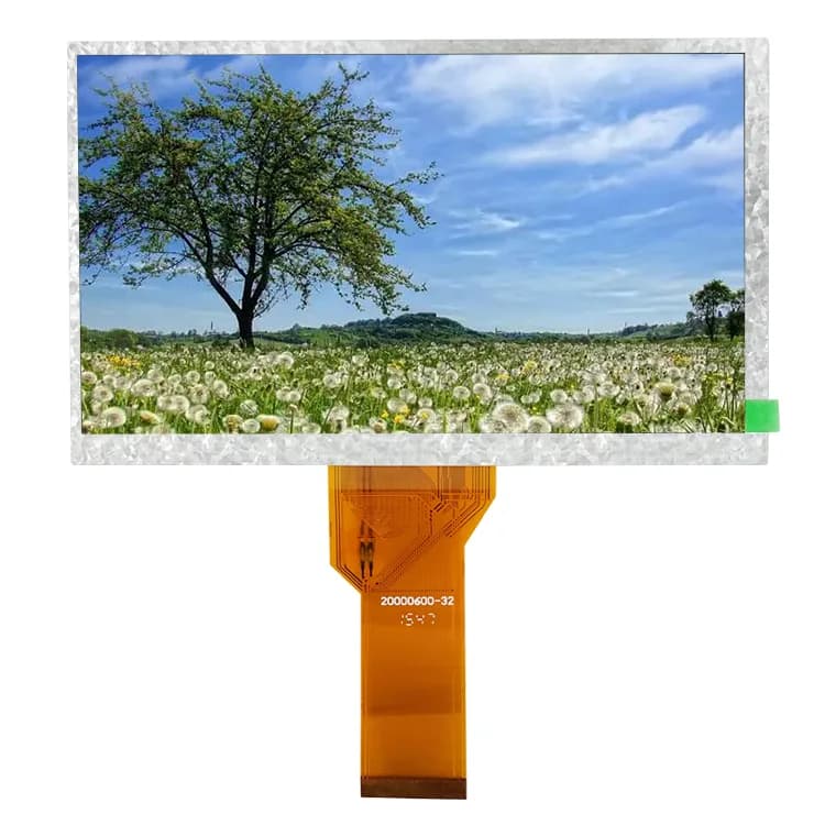 7" 800×480 TFT LCD, RGB (PJ9002I04-55H50P350)