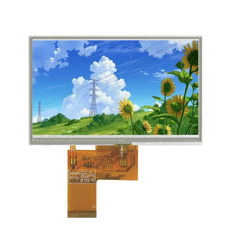 5" 480×272 TFT LCD, RGB (PJ5003I09-40H40P400R)