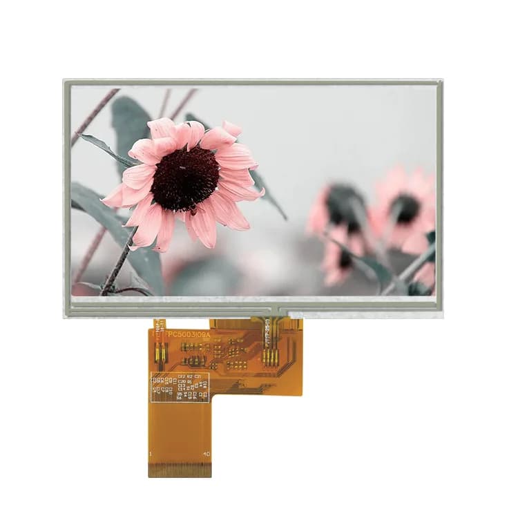 5" 800×480 TFT LCD, RGB (PJ5004I18-28H40P250)