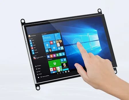 7" 800×480 Raspberry Pi display, HDMI / USB