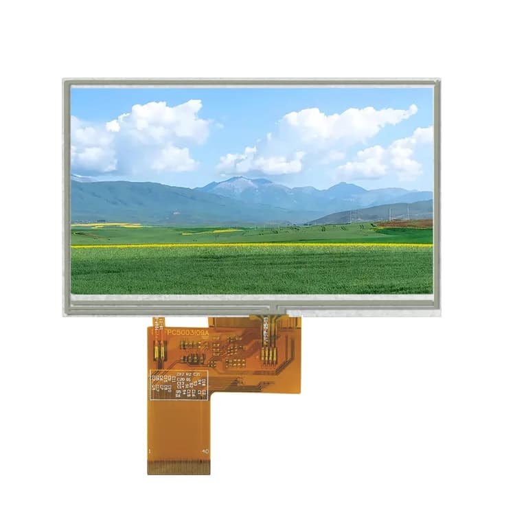 5" 800×480 TFT LCD, RGB (PJ5004I27-28H40P350)