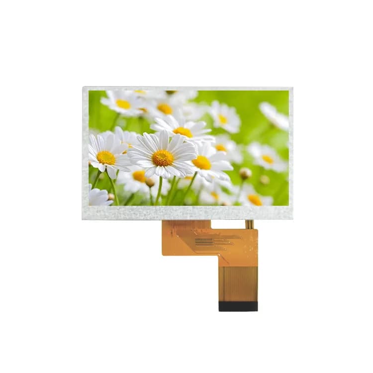 4.3" 480×272 IPS TFT LCD, RGB (PJ4301H03-41H40P600R)