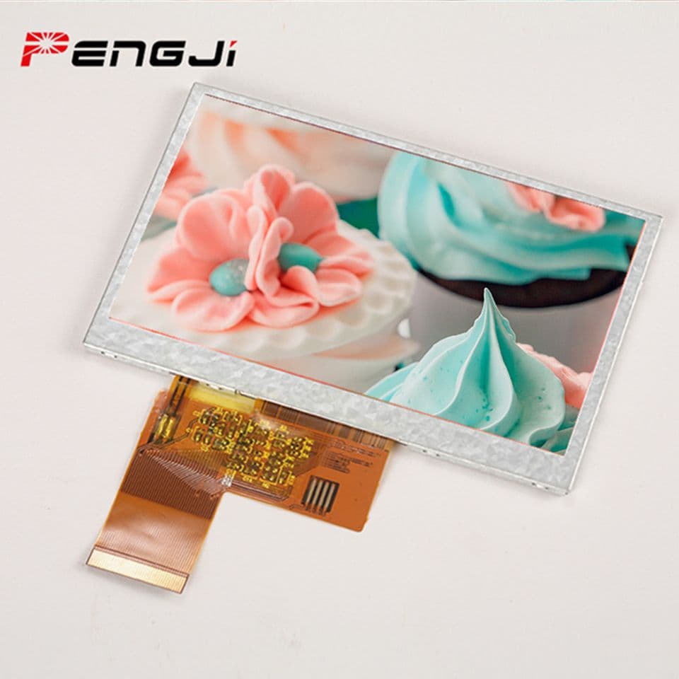 4.3" 800×480 TFT LCD (PJ4303H04-42H40P400R)