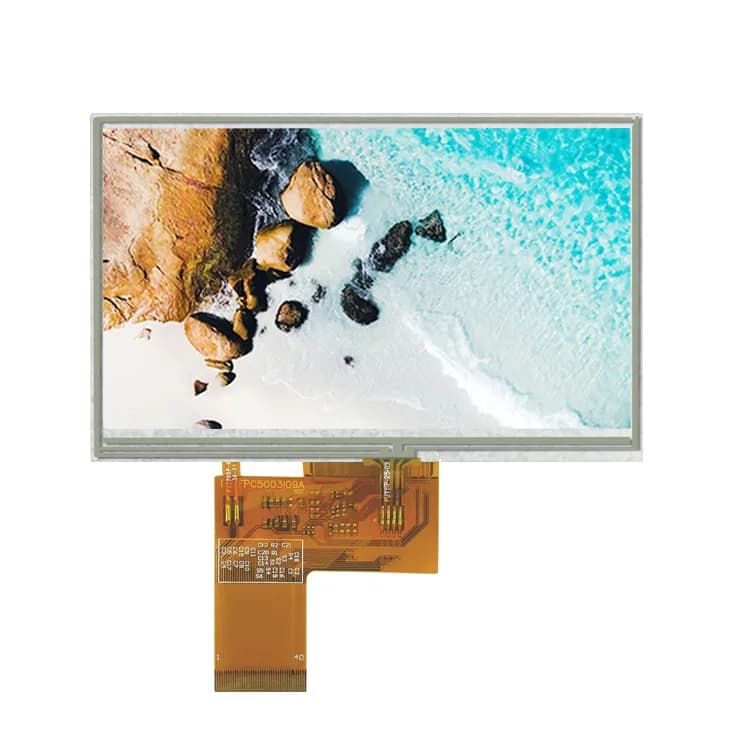 4.3" 480×272 IPS TFT LCD, RGB (PJ4301H06-45H40P500C)