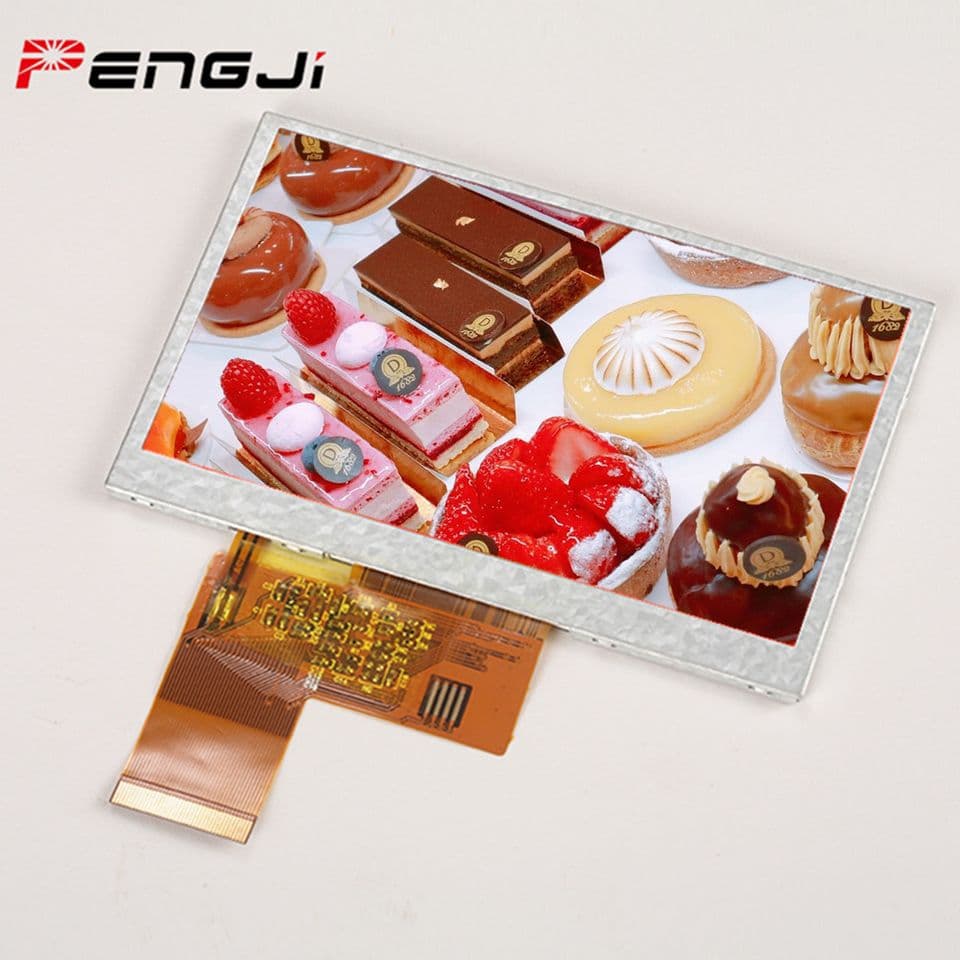 4.3" 480×272 TFT LCD, RGB (PJ4301I07-29H40P1050)