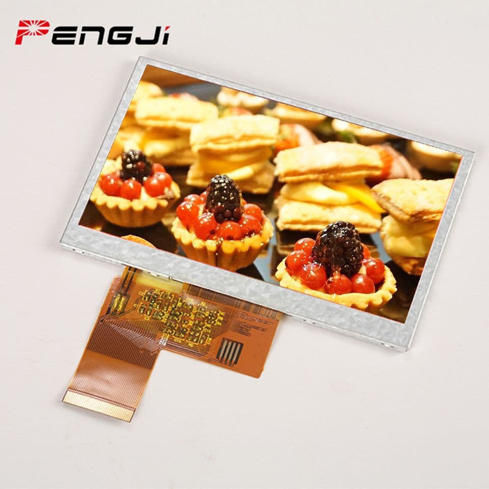 4.3" 480×272 IPS TFT LCD, RGB (PJ4301H01-29H40P500)