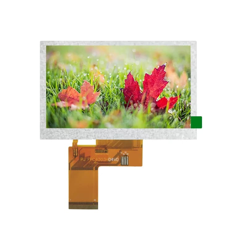 4.3" 800×480 IPS TFT LCD, RGB (PJ4303H04-29H40P500)